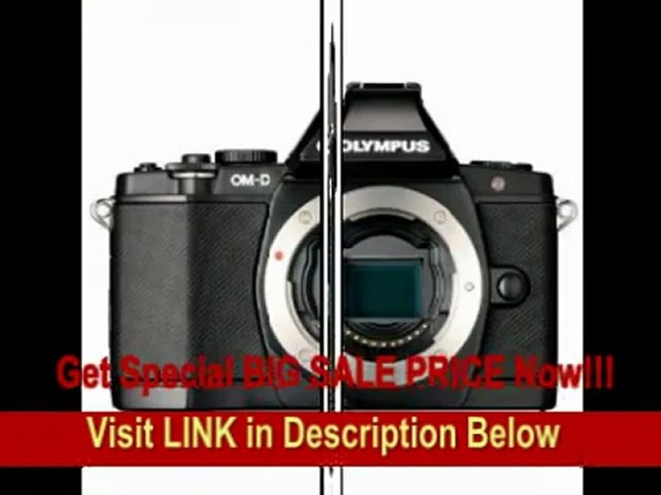 [SPECIAL DISCOUNT] Olympus OM-D E-M5 16MP Live MOS Interchangeable Lens Camera with 3.0-Inch Tilting OLED Touchscreen [Body Only] (Black)