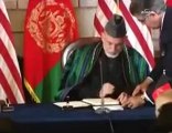 Obama ile Karzai, stratejik ortaklık anlaşması imzaladı