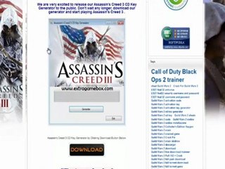 Assassin’s Creed 3 CD Key Generator