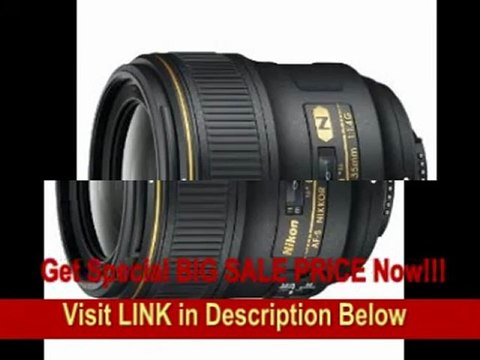 [BEST PRICE] Nikon 35mm f/1.4G AF-S FX SWM Nikkor Lens for Nikon Digital SLR Cameras