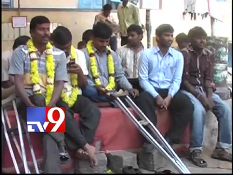 Physically challenged students demand hearing on issues