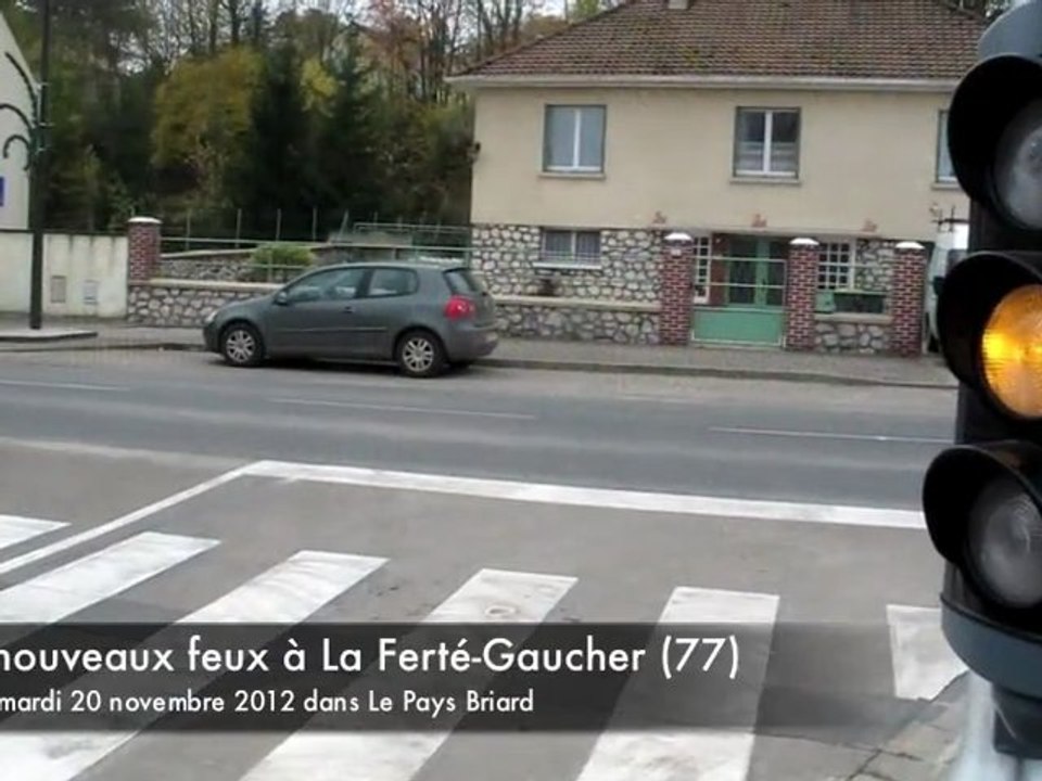 De nouveaux feux tricolores à La Ferté-Gaucher (77)