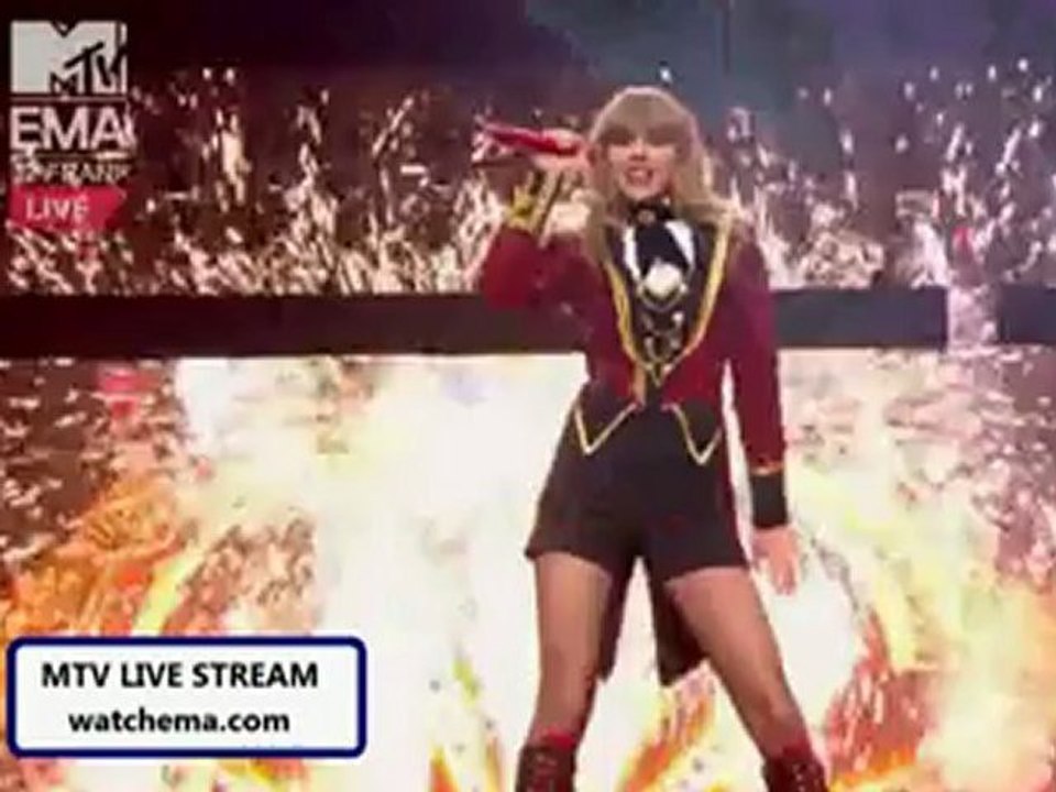 Taylor Swift We Are Never Ever Getting Back Together MTV EMA 2012 Highlights full performance