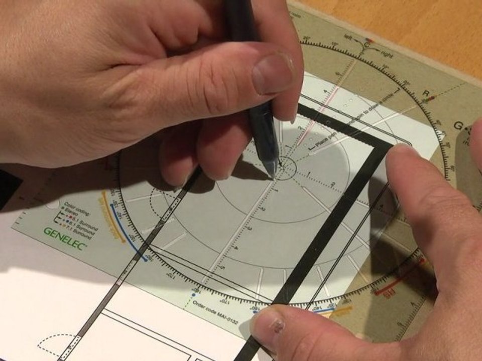Genelec G-Stencil / draw accurate speaker angles