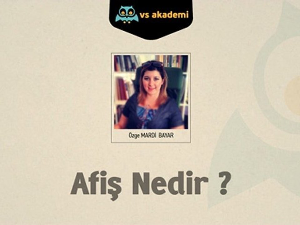 Afiş Tasarımı - Online Video Eğitim Seti - Tanıtım