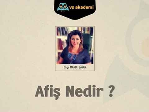 Afiş Tasarımı - Online Video Eğitim Seti - Tanıtım