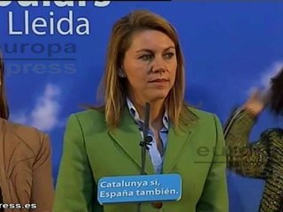 Cospedal: Mas "no cree en la democracia"