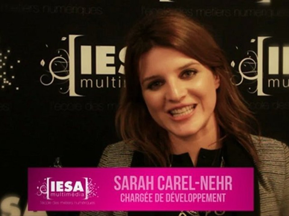 Sarah Carel-Nehr, chargée du développement à l'IESA multimédia vous parle des formations continues en CSP