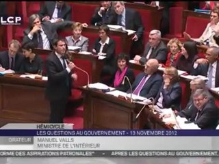 Manuel Valls à l'UMP : "Le retour du terrorisme, c'est vous" !