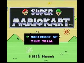 Video Test Super Mario Kart ( Snes )