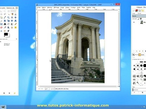 Extrait - Gimp 2 8 - Mettre une image en noir et blanc (niveau de gris)