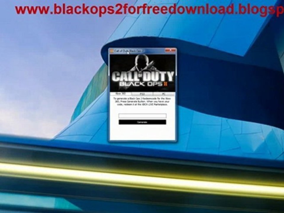 How to get Call of Duty Black Ops 2 for Free on XBOX360 / PS3 / PC