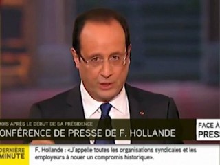 Hollande : "Moi Président, je suis..."