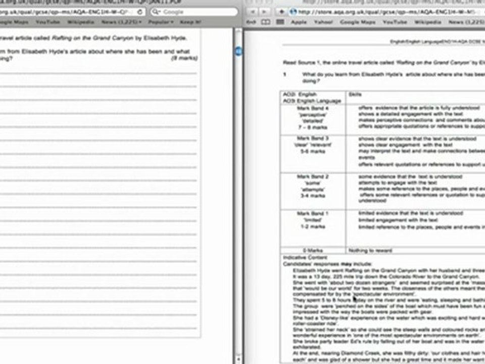 GCSE English Language: New Mark Scheme Explained - Source 1 (AQA Exam Revision)