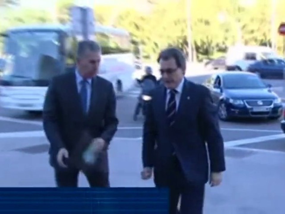 Mas se modera ante los empresarios españoles