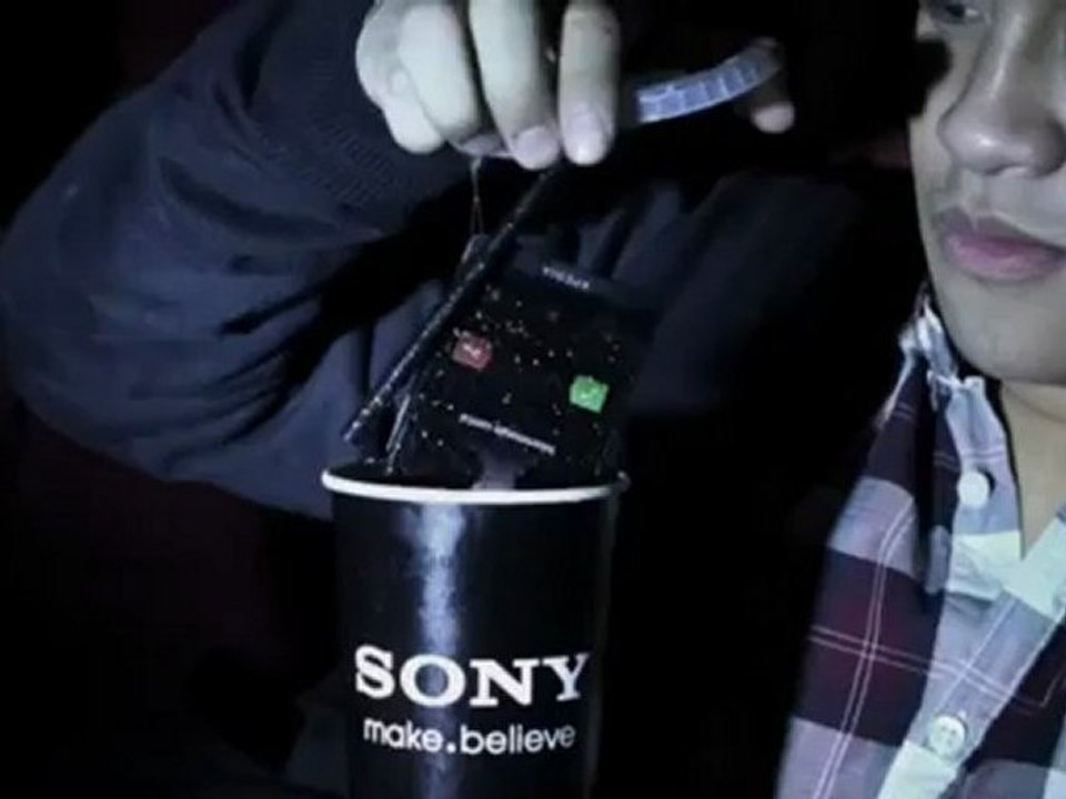 The Xperia Soda Stunt -Sony