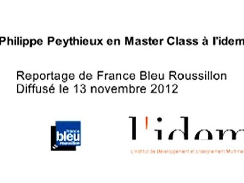 Philippe Peythieu [Homer Simpson] à l'idem (France Bleu Roussillon)