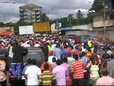 Funerailles des victimes de la répression du régime Alpha Condé le 28 septembre 2012