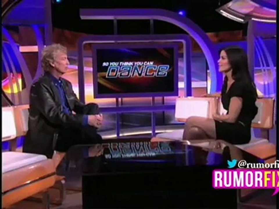 Extra's Lauren Sanchez & Nigel Lythgoe