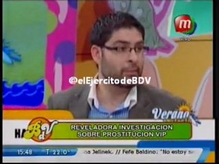 Leandro Santos y una reveladora historia sobre la prostitución Vip