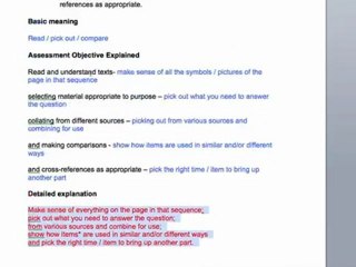 GCSE English Language: AQA Understanding AO1