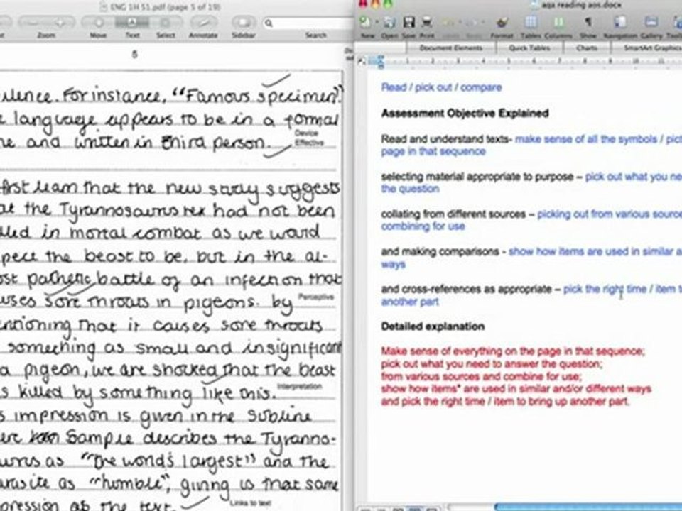 GCSE English Language: A* Exemplar Model Answer - Question 2 (AQA Exam Revision)