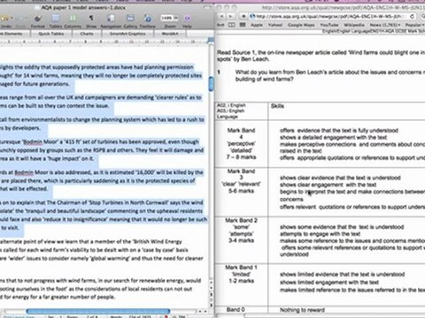 GCSE English Language: A/A* Band Answer - Question 1 (AQA Exam Revision)