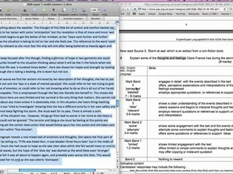 GCSE English Language: A/A* Band Answer - Question 3 (AQA Exam Revision)