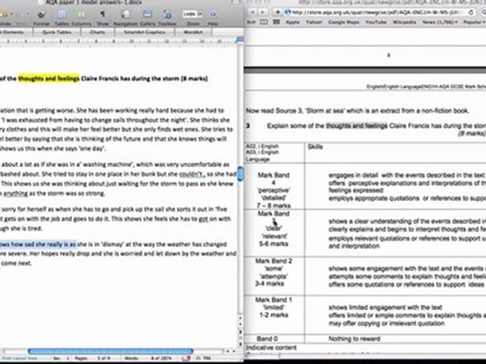 GCSE English Language: C/B Band Answer - Question 3 (AQA Exam Revision)