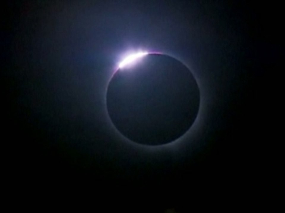 Total solar eclipse over north Queensland