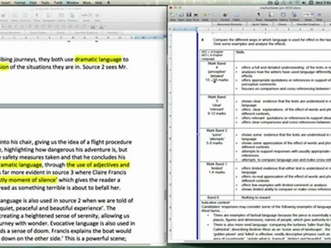 GCSE English Language: Examiner's Comments - Question 4 - Unit 1 (AQA English Revision)