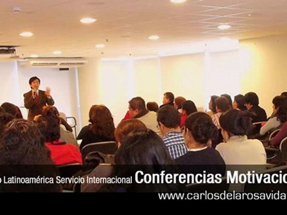 Conferencista Vivencial | Carlos de la Rosa Vidal