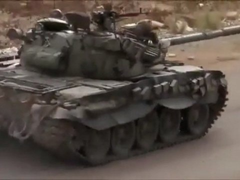 Syrian Tanks in Idlib