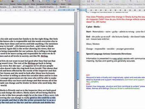 GCSE English Literature: An Inspector Calls - C Grade Answer (AQA Modern Texts Section A)