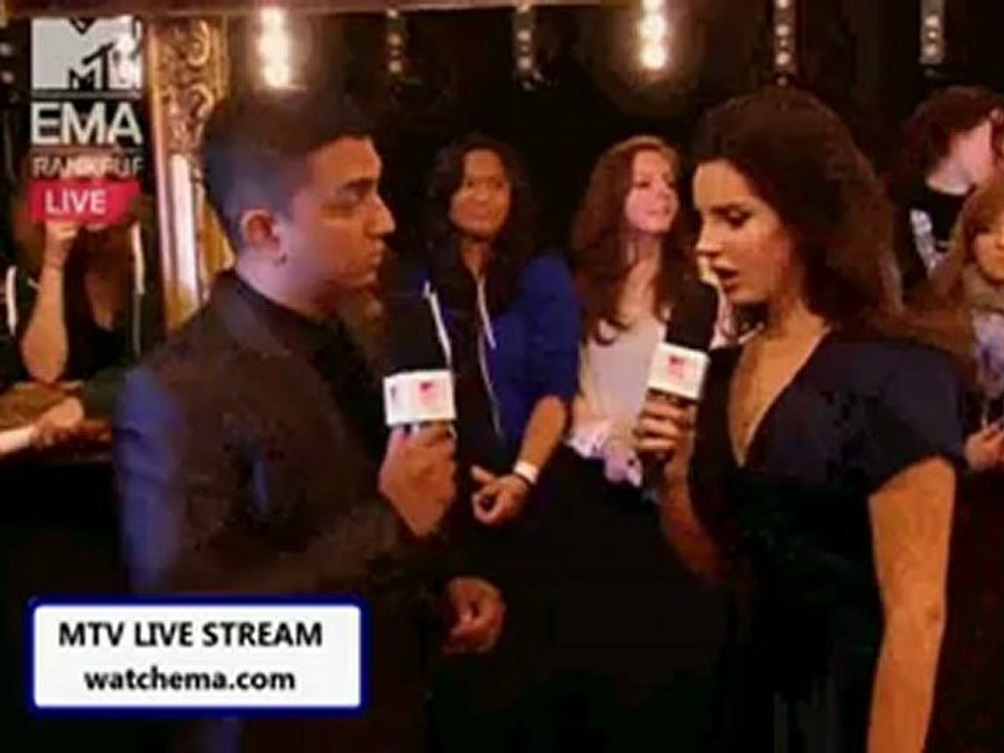 Lana Del Rey MTV Europe Music Awards 2012 interview