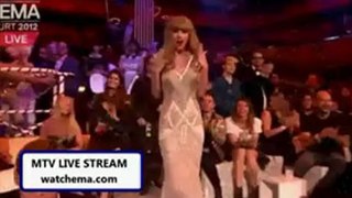 Taylor Swift Best Look acceptance speech MTV Europe Music Awards 2012