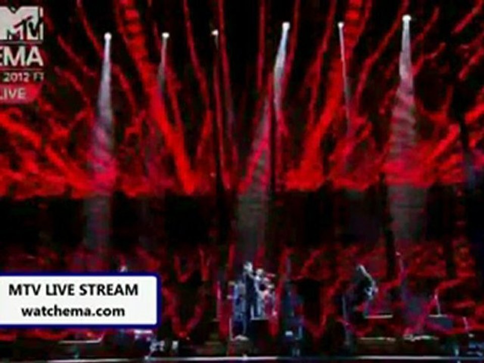 The Killers Runaways MTV Europe Music Awards 2012 full performance