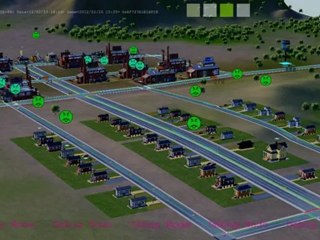 SimCity - GlassBox Game Engine Part. 3 - Scenario 2 : Eau et Pollution