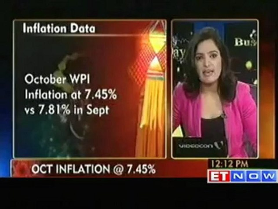 Inflation slows down to 7.45% in October