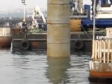 ERKE Group, Pile Driving by SEMW D-62 Model Diesel Hammer ,Goldenhorn Metro Bridge Project