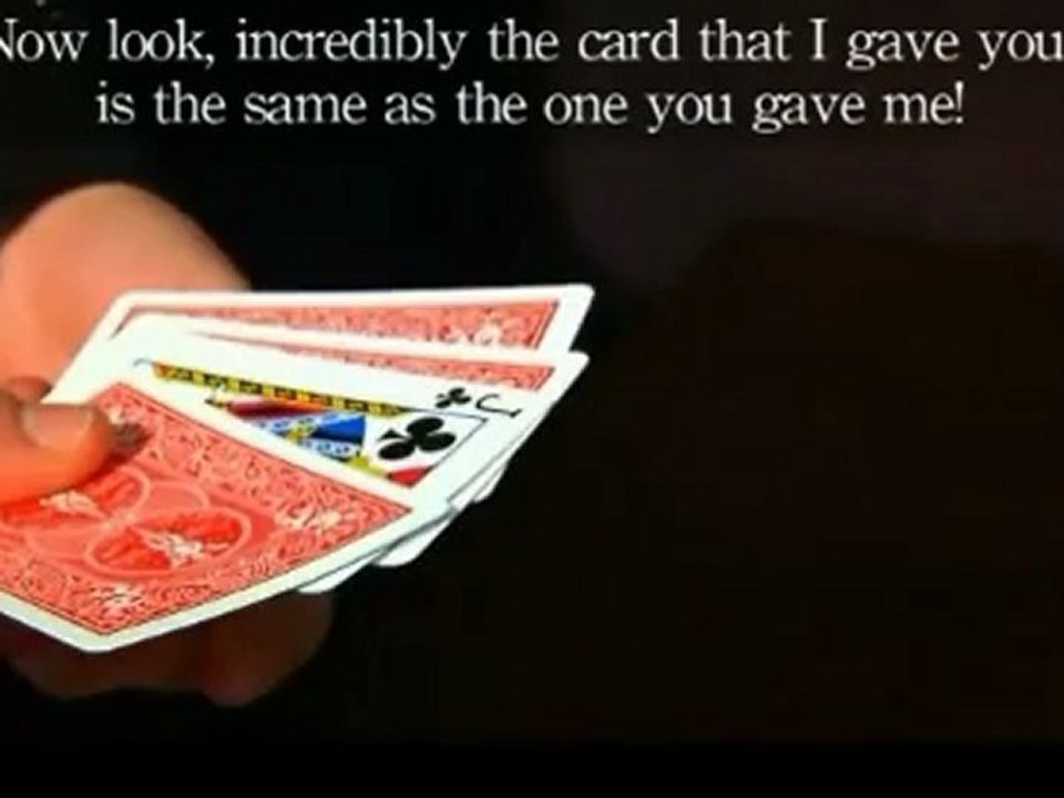 Lets Swap a Card by Vincenzo Di Fatta - Magic Trick