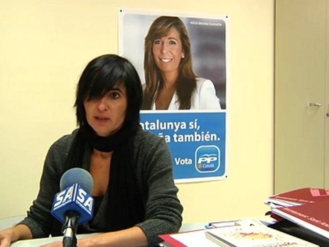 141112 Sonia Aranda regidora del PP a SAB parla per Sant Andreu TV