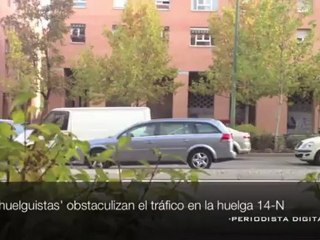 Periodista Digital. Reportaje Huelga General 14-N 2012. 14-11-2012