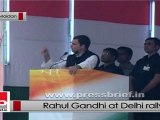 Rahul Gandhi in Delhi: Congress will continue its efforts to take India forward