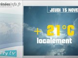 H'Py Tv La météo des Hautes-Pyrénées (14 novembre 2012)