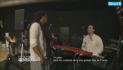 Dans les coulisses de la plus grande fête de France 14 juillet 2011 pour Sos racisme par Steevy Gustave