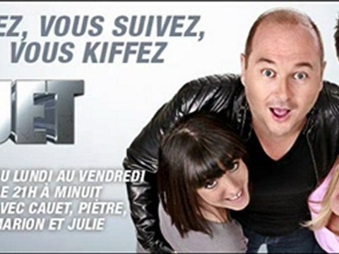 Cauet en duo avec Keen'V-parodie-Je veux plus aller au Soleil - C'Cauet sur NRJ