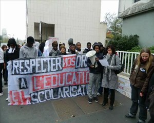 Jeunes mineurs non scolarisés 14 novembre 2012 Orléans