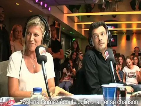 Selena Gomez écoute Julie chanter sa chanson - C'Cauet sur NRJ