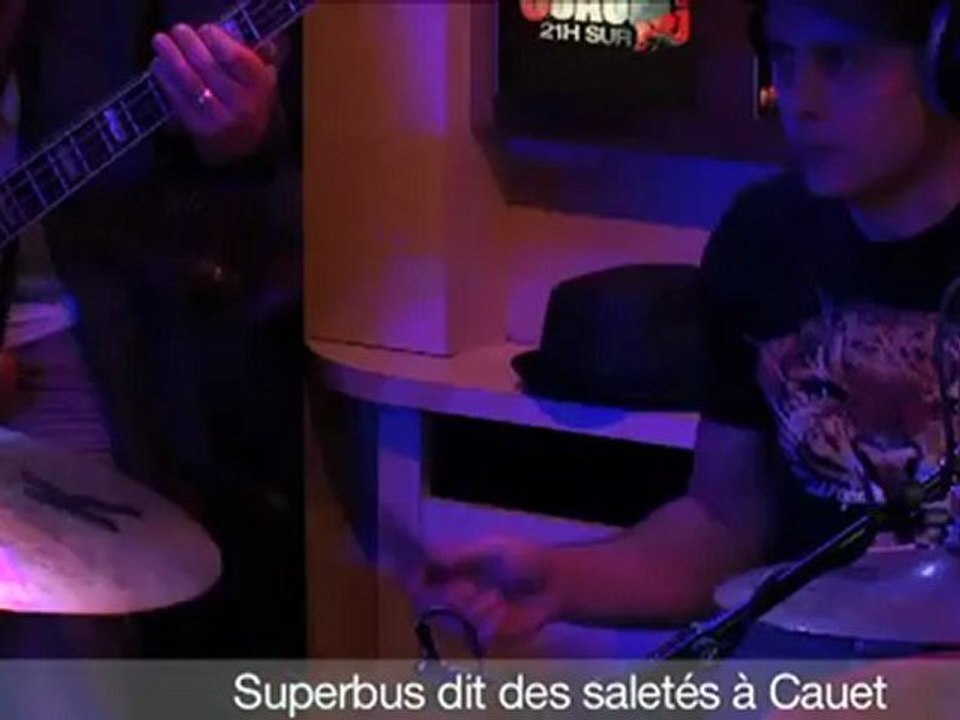 Superbus dit des saletés à Cauet - C'Cauet sur NRJ